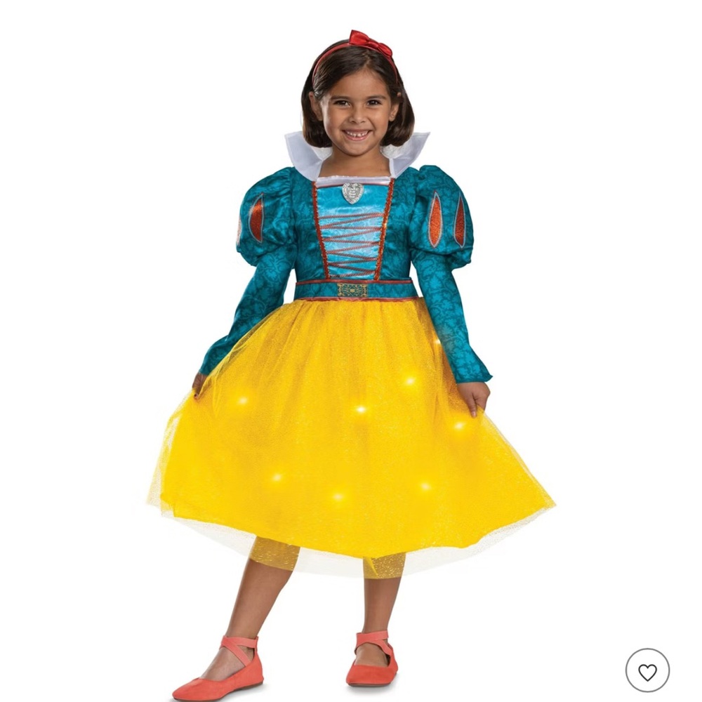 Disney Princess Snow White & the 7 Dwarfs Light Up Live Action Costume Dress